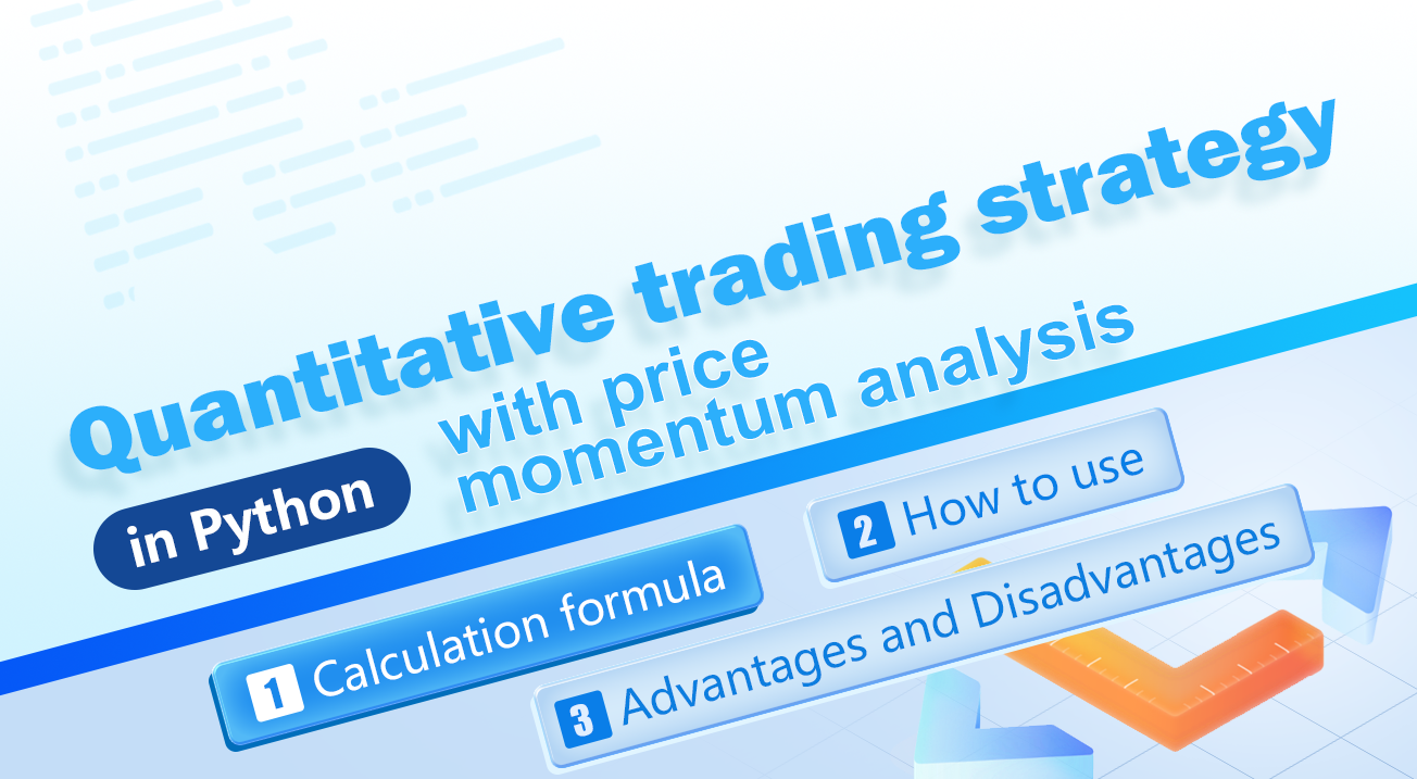 Quantitative trading strategy with price momentum analysis in Python