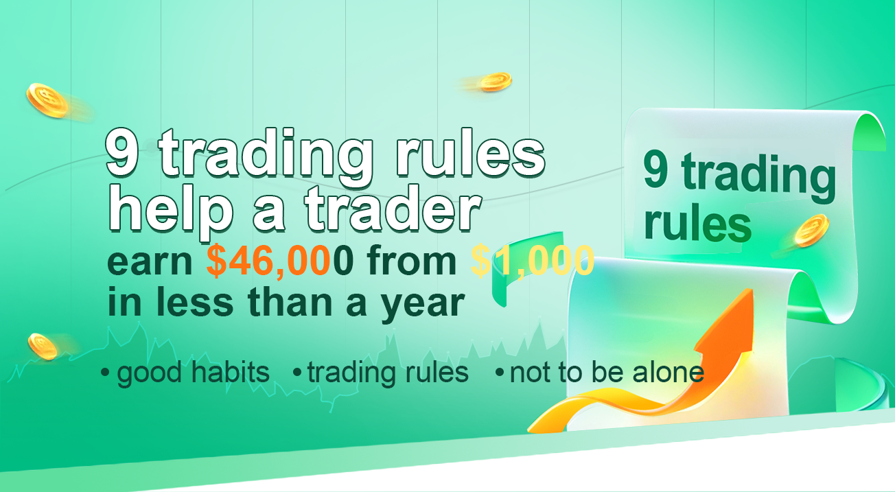 9 trading rules help a trader earn $46,000 from $1,000 in less than a year